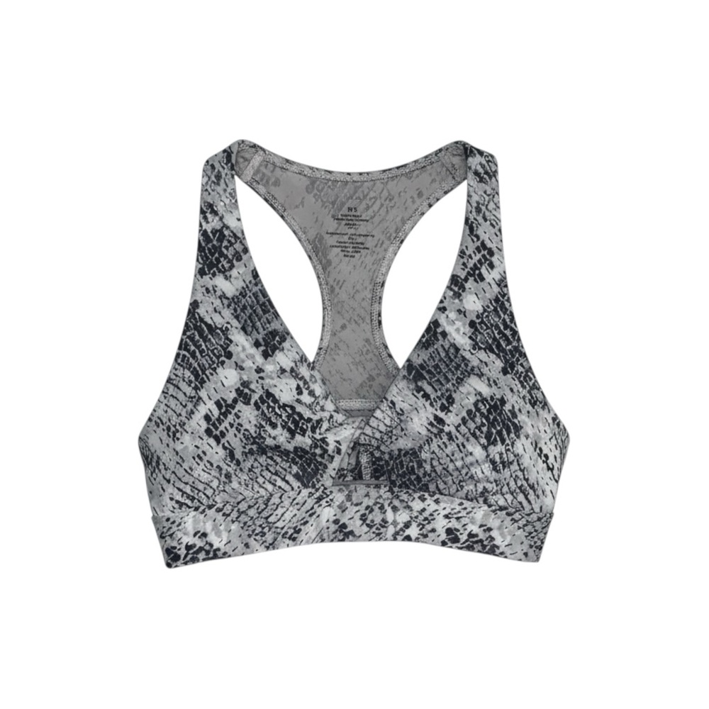 PINK Victoria's Secret Sports Bra Womenβsβ Small Snake Print Twist Front